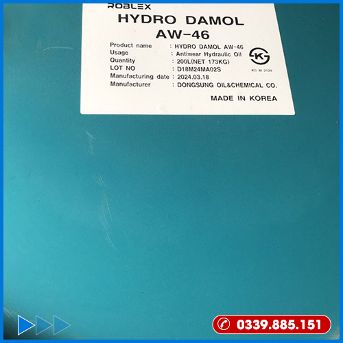 Dầu Thủy Lực Hydro Damol AW-46